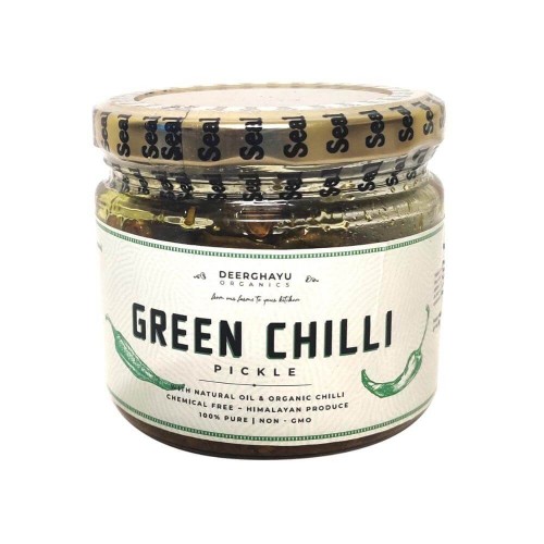 Deerghayu Himalayan Organics Green Chilli Pickle