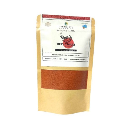 Deerghayu Himalayan Organics Red Chilli Powder