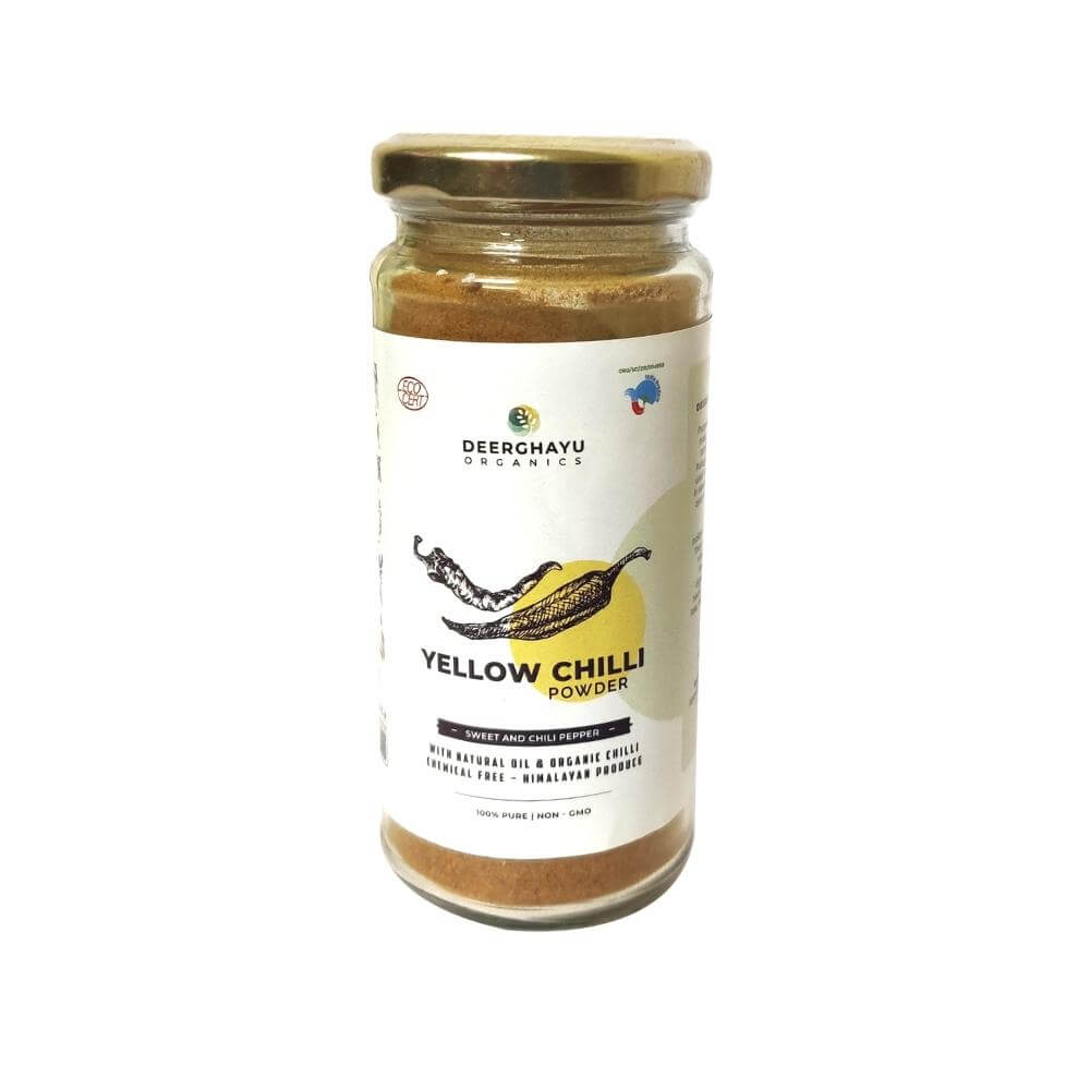 Deerghayu Himalayan Organics Yellow Chilli Powder